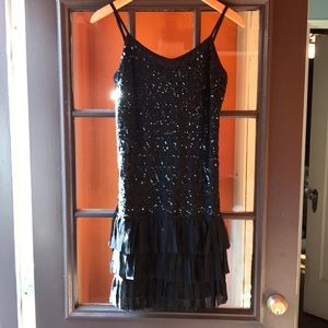 ALEXIA ADMOR black sequin dress
